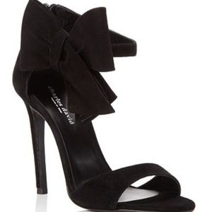 Charles David Precious Bow Velvet Heels- Size 36 6